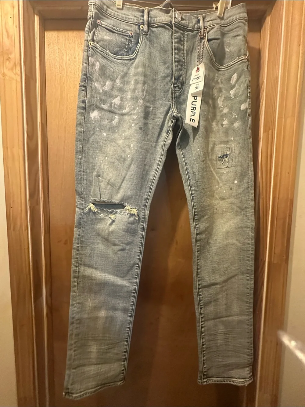 Men's Light Blue Jeans - Brand Purple